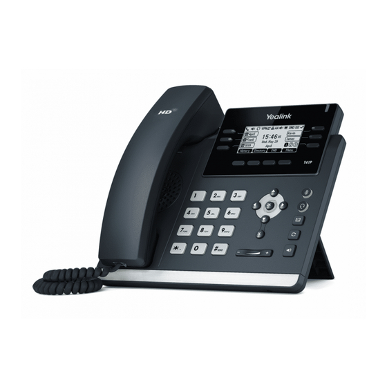 Yealink SIP-T41P User Manual