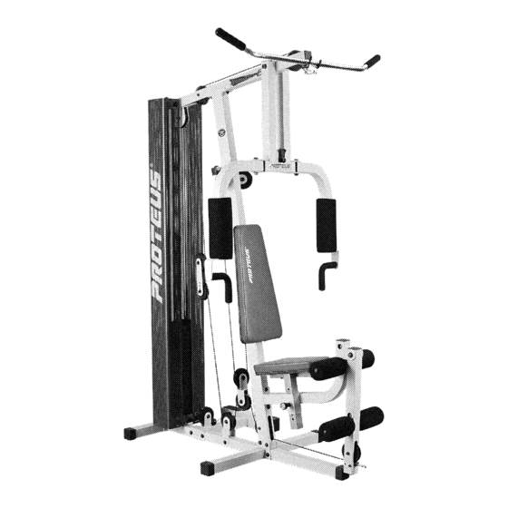 Proteus PSS-515C Deluxe Home Gym Manuals