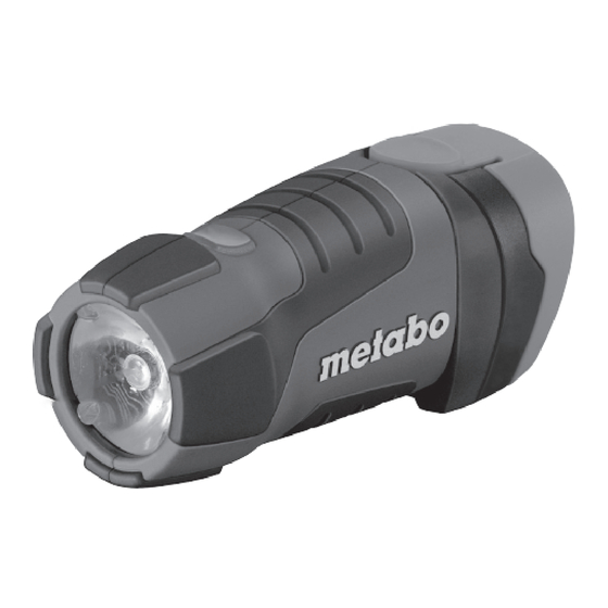 Metabo PowerMaxx LED Original Instructions Manual