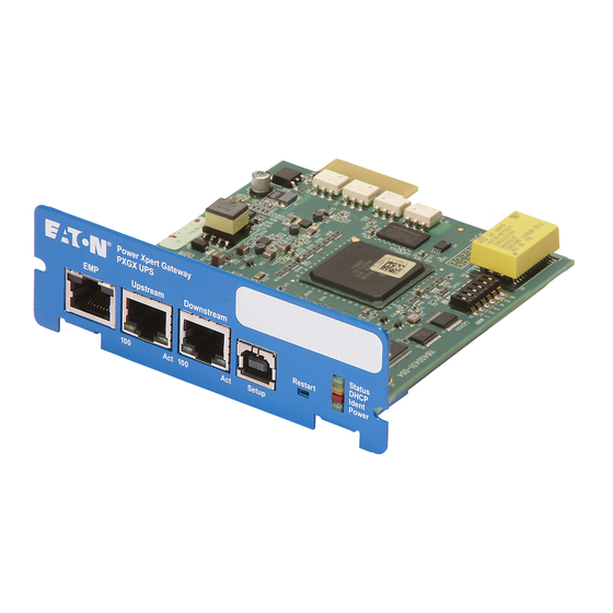 EATON POWER XPERT PXGX QUICK START INSTRUCTIONS Pdf Download ManualsLib