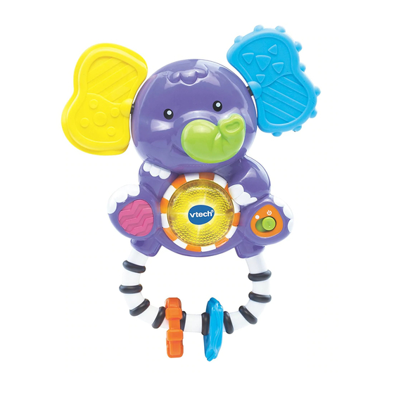 Vtech Baby Shake & Sing Elephant Rattle User Manual Pdf Download 