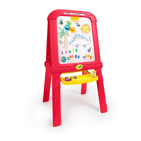 CRAYOLA CREATIVE FUN DOUBLE EASEL ASSEMBLY INSTRUCTIONS Pdf Download