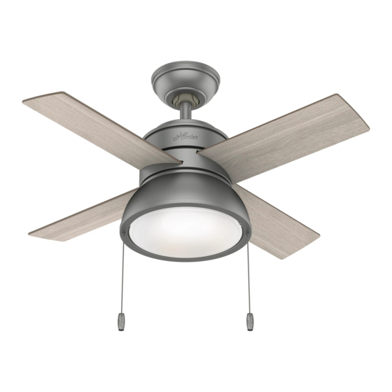 Hunter Ceiling Fan Blade Installation Shelly Lighting