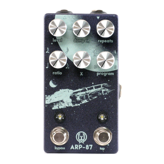 WALRUS AUDIO ARP-87 INSTRUCTION MANUAL Pdf Download | ManualsLib