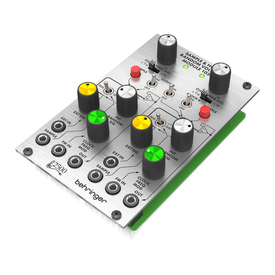 Behringer 1006 Filtamp VCF + VCA Modul In Nordrhein-Westfalen - Rösrath