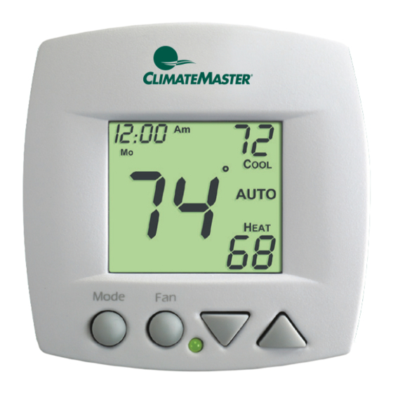 CLIMATEMASTER ATA32V01 OWNER