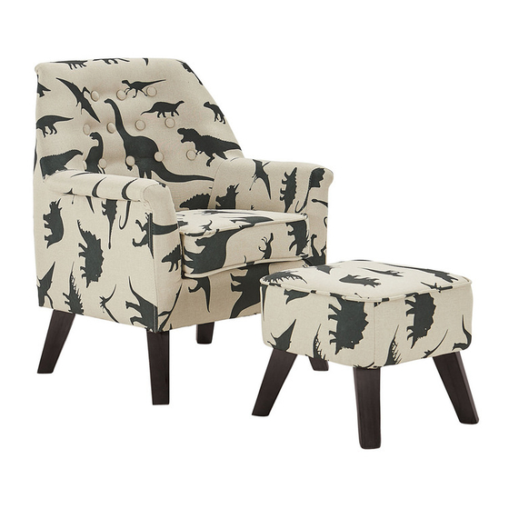 fantastic furniture Sofasaurus Chair 1 Seater + Foot Stool Natural Manual
