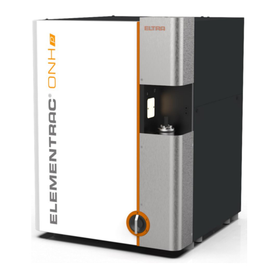 ELTRA ELEMENTRAC ONHp2 Operating Instructions Manual
