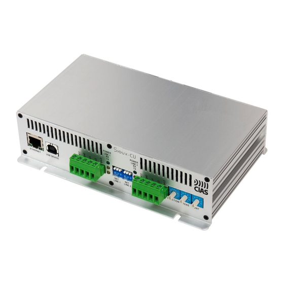 cias SIOUX PRO 2 Installation Manual