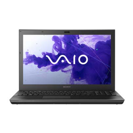 Sony VPCSE2EFX Specifications
