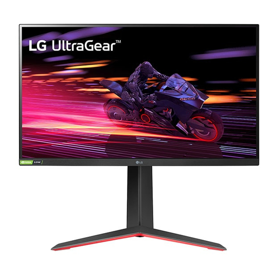 LG UltraGear 27GP750 Owner's Manual