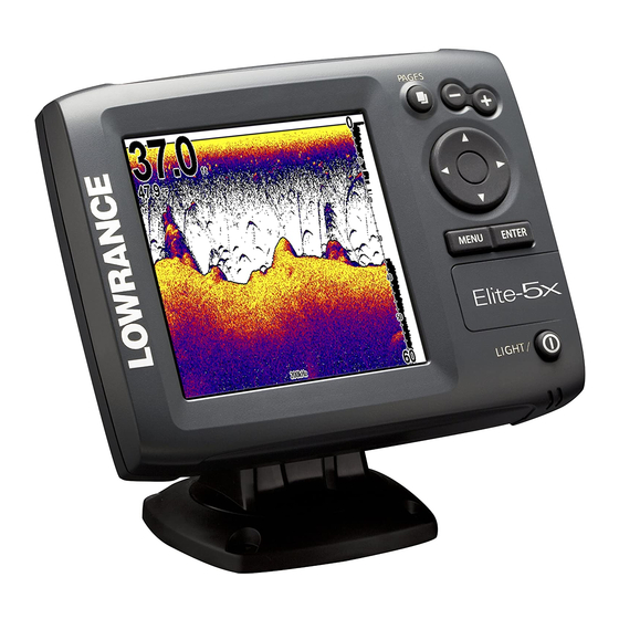 Lowrance Elite 4X Operation Manual