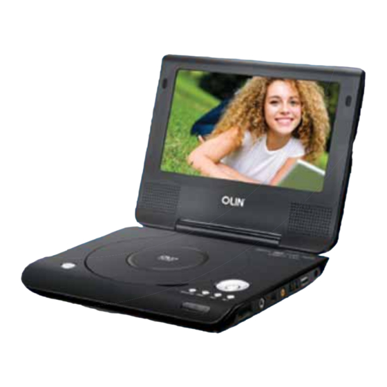 User Manuals: Olin PD707B Portable DVD Player