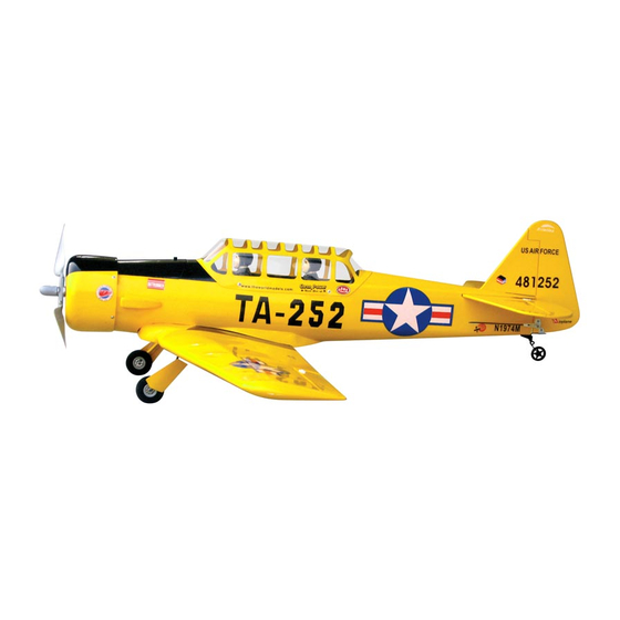 THE WORLD MODELS At-6 Texan EP Instruction Manual