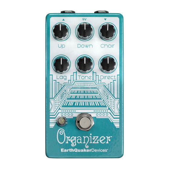 EarthQuaker Devices Organizer Operation Manual