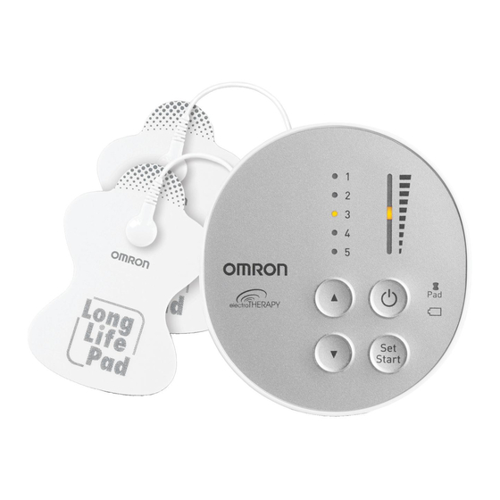 OMRON ELECTRO THERAPY POCKET PAIN PRO INSTRUCTION MANUAL Pdf Download ...