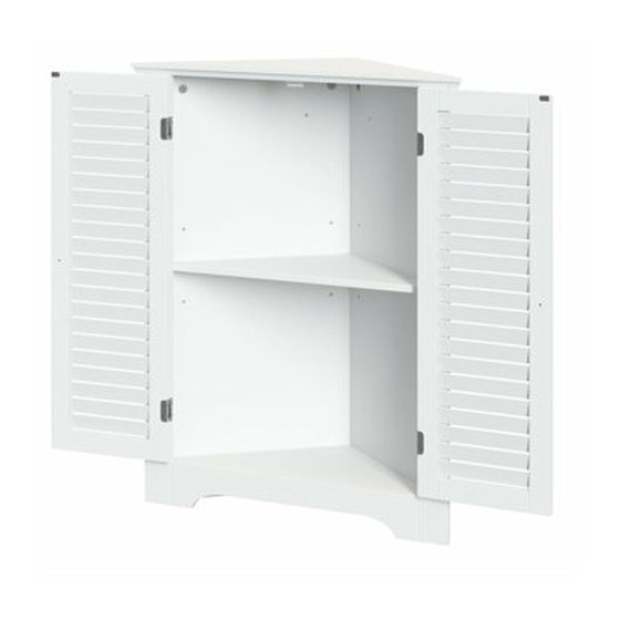 RiverRidge Kids 02-144 6-Cubby 3-Shelf Corner Cabinet, White