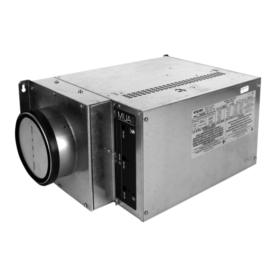 STELPRO MAKE UP AIR MUAA SERIES INSTALLATION MANUAL Pdf Download