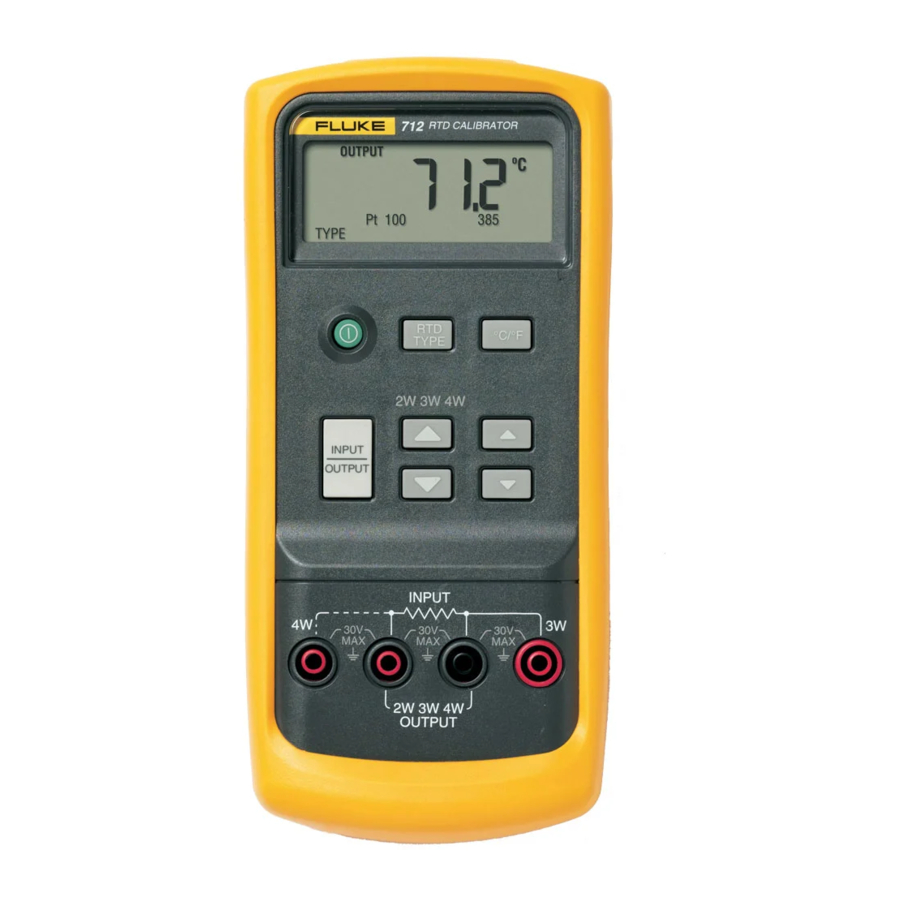 FLUKE 71X SERIES CALIBRATION MANUAL Pdf Download | ManualsLib