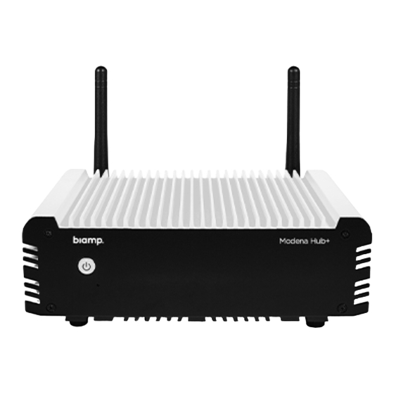 BIAMP MODENA HUB NETWORK ADMINISTRATOR'S MANUAL Pdf Download ManualsLib