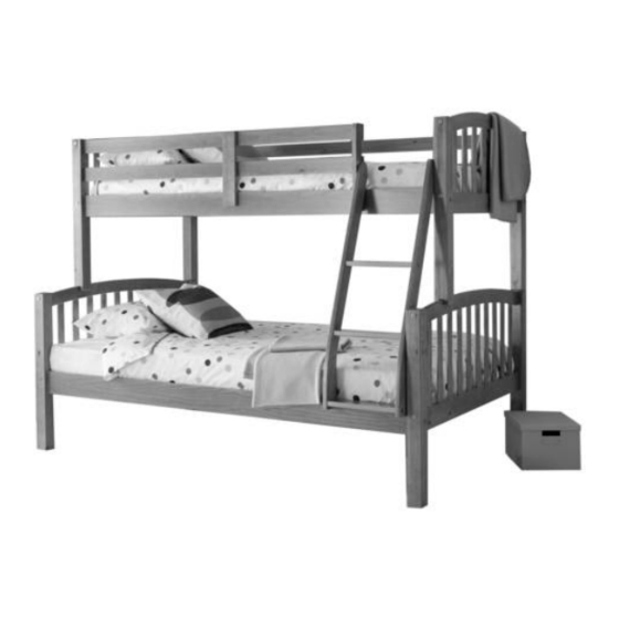 HAPPYBEDS AMERICAN WOODEN TRIPLE SLEEPER ASSEMBLY INSTRUCTIONS MANUAL