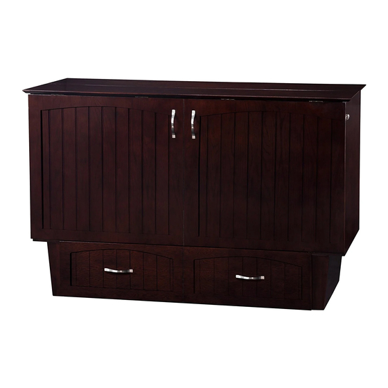 ATLANTIC FURNITURE NANTUCKET MURPHY BED ASSEMBLY INSTRUCTIONS MANUAL