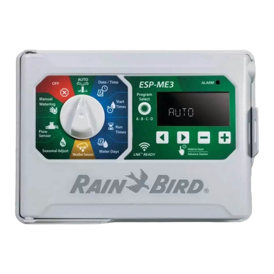 RAIN BIRD ESP-ME3 QUICK REFERENCE MANUAL Pdf Download | ManualsLib