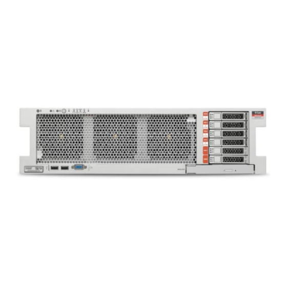 Oracle SPARC T7-2 Getting Started Manual