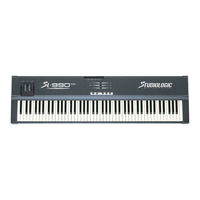 Studiologic SL-990 PRO Quick Start Manual