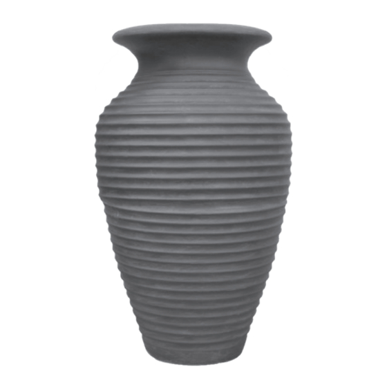 AquaScape RIPPLED URN Installation Instructions