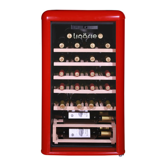 User Manuals: linarie BURGUNDY LICV33RED Wine Fridge