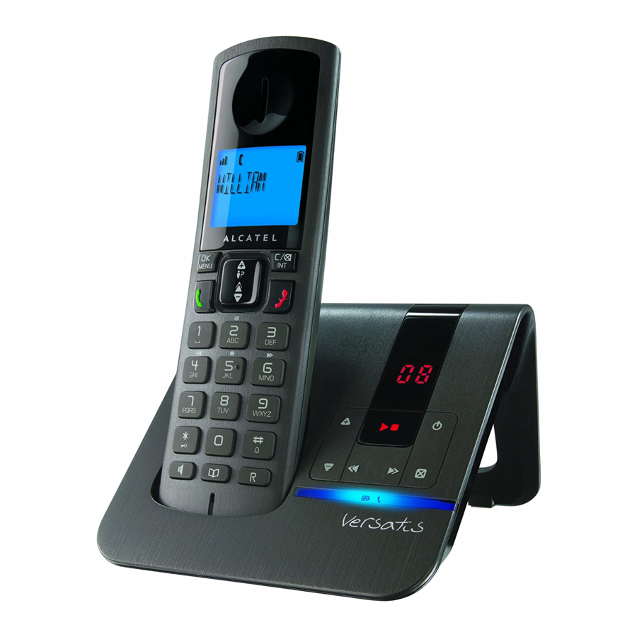 Alcatel Versatis F200 / F250 Voice Series Phone Manual