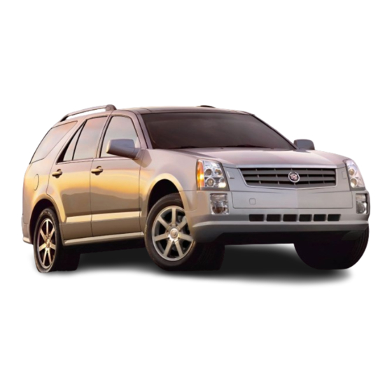Cadillac  SRX 2004 Owner's Manual