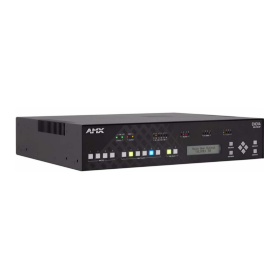 AMX Enova DVX-2100HD Operation/Reference Manual