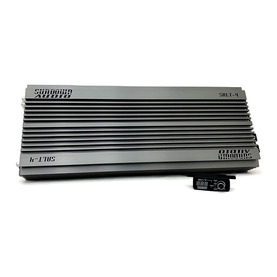 SUNDOWN AUDIO SALT4 OWNER'S MANUAL Pdf Download ManualsLib