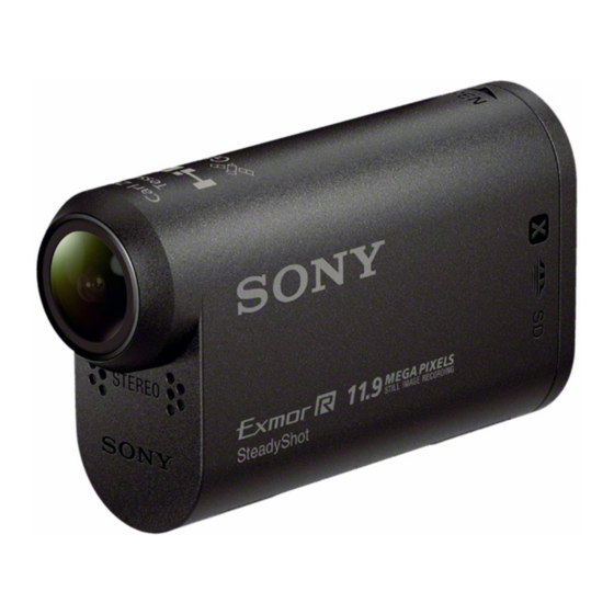 Sony HDR-AS30 Manual