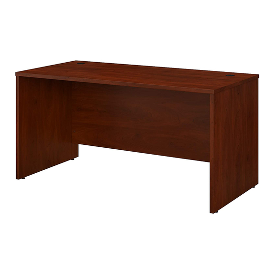 BUSH BUSINESS FURNITURE 72" X 30" DESK ASSEMBLY INSTRUCTIONS MANUAL Pdf Download ManualsLib