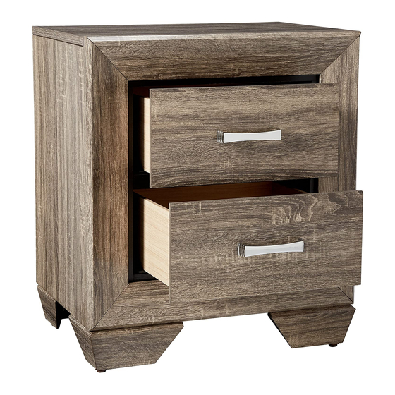 COASTER NIGHT STAND 204192 ASSEMBLY INSTRUCTIONS Pdf Download ManualsLib