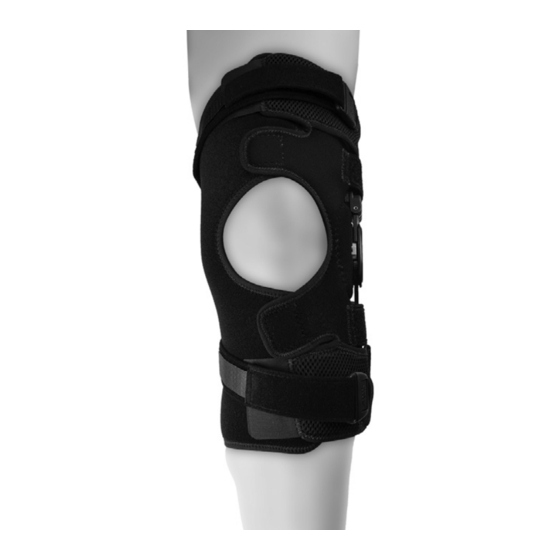 DEROYAL SOFT OA KNEE BRACE QUICK START MANUAL Pdf Download | ManualsLib