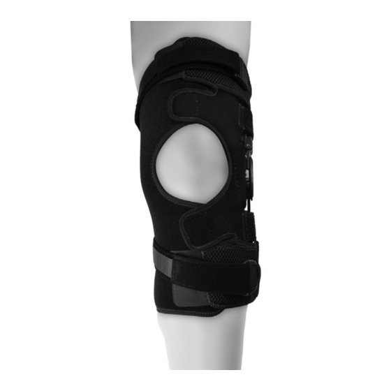 DEROYAL SOFT OA KNEE BRACE QUICK START MANUAL Pdf Download ManualsLib