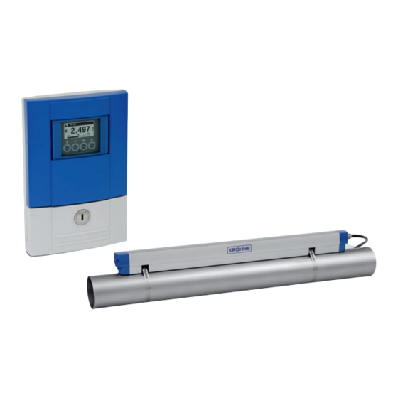 KROHNE OPTISONIC 6300 Quick Start Manual