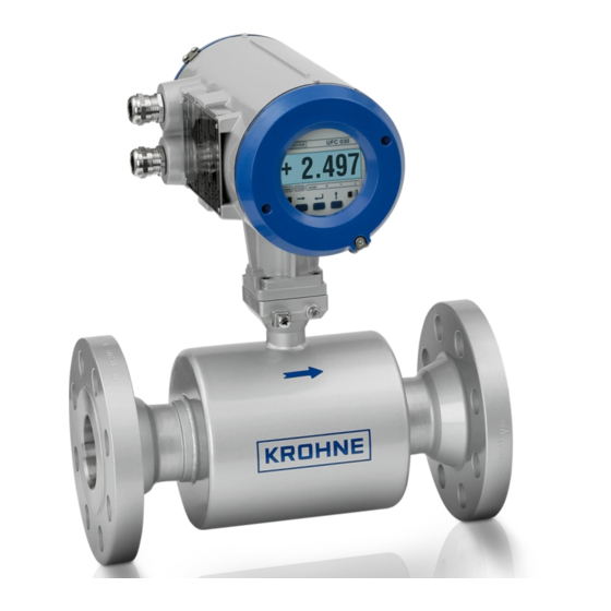 KROHNE UFM 3030 SHORT INSTALLATION AND OPERATING INSTRUCTIONS Pdf