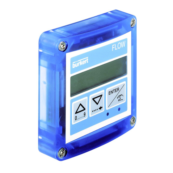 BURKERT 8025 OPERATING INSTRUCTIONS MANUAL Pdf Download ManualsLib
