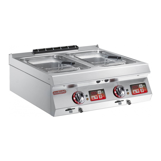 Electric Fryer 2 Wells 9+9 L Digital Controls