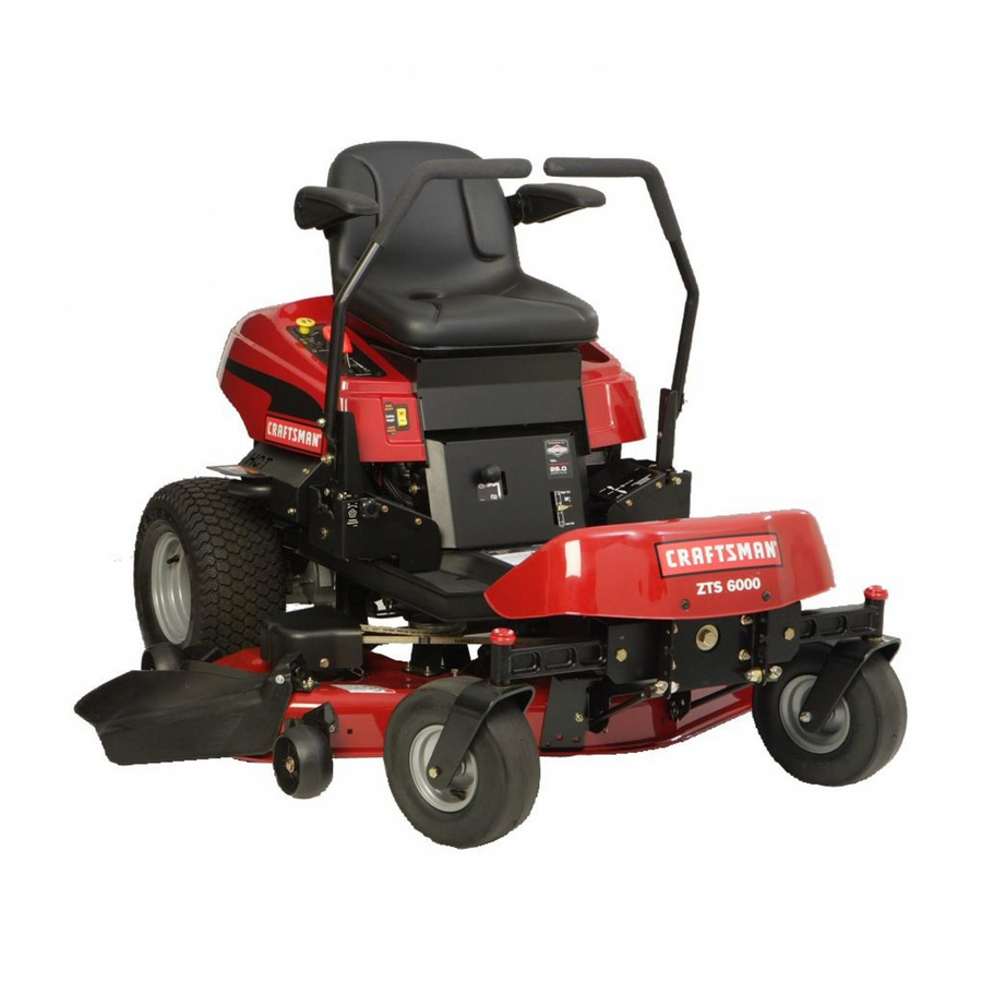 Craftsman 6000 deals mower