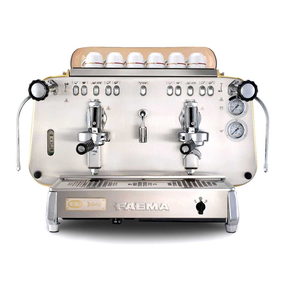 FAEMA JUBILE E61 USE AND INSTALLATION Pdf Download ManualsLib