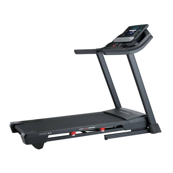 Proform 8.0 zt treadmill manual new arrivals