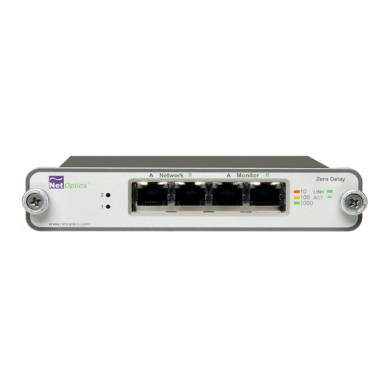 NetOptics TP-CU3-ZD-JP 10/100/1000 Ethernet Tap Zero Delay [0371]-