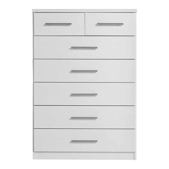 ARGOS HOME NORMANDY 5+2 DRAWER CHEST OF DRAWERS ASSEMBLY INSTRUCTIONS