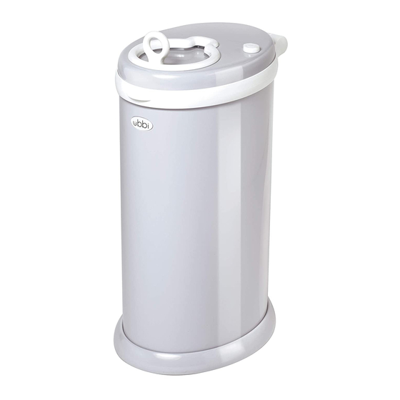 ubbi steel diaper pail Instructions And Care